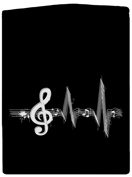 Žijem muzikou dámska mikina na zips Black