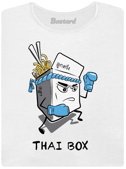 Thai box dámske tričko prémium White
