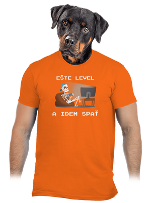 Ešte level pánske tričko Orange