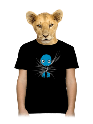 Bubák detské tričko Black