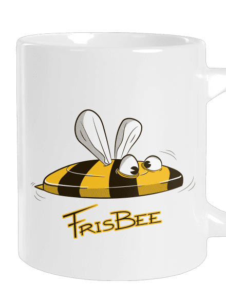 Frisbee veľký hrnček White
