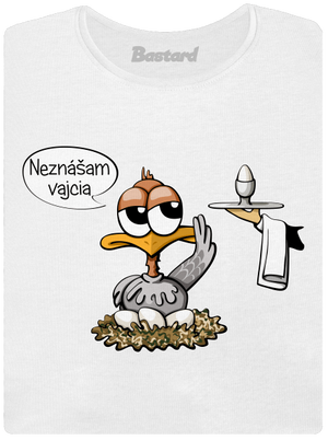 Neznášam vajcia dámske tričko White