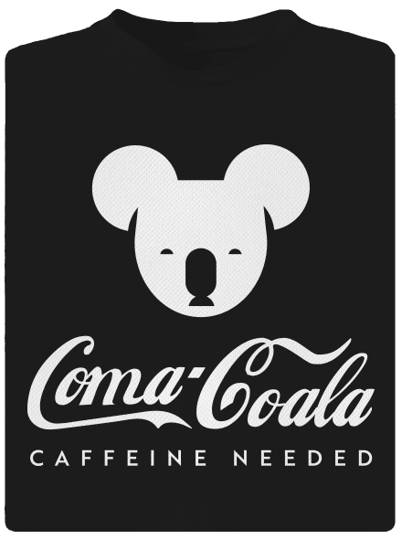 Coma Coala detské športové tričko Black