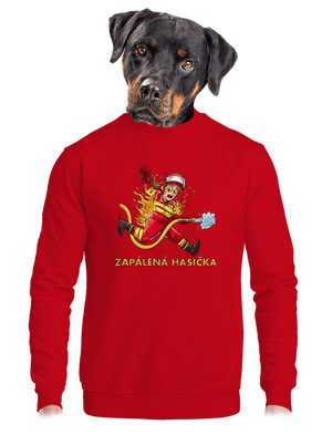 unisex mikina bez kapucne