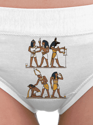 Egyptská párty dámske nohavičky White