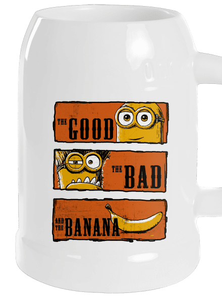 Hodný zlý a banán polliter White