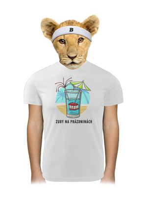 Zuby na prázdninách detské športové tričko White
