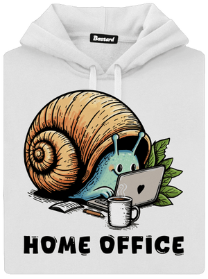 Slimákov home office dámska mikina klokanka White