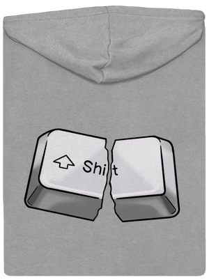 Shift pánska mikina na zips Light Melange