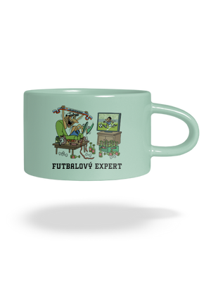 Futbalový expert hrnček makronka Mint Macaron