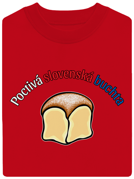 Poctivá buchta a klobása unisex mikina bez kapucne Red