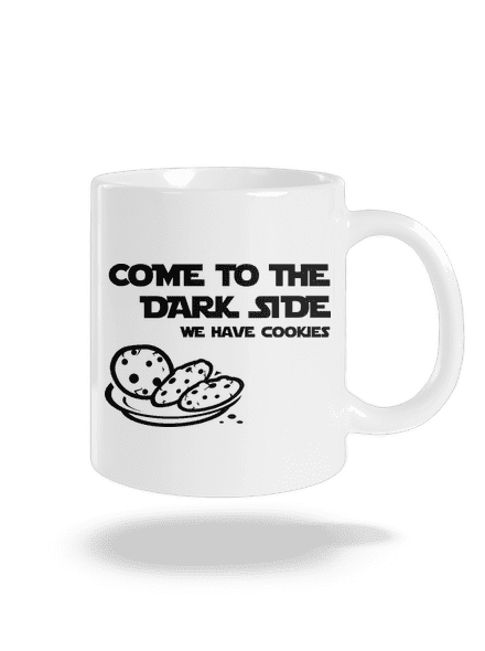 Come to the dark side klasický hrnček White