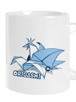 Origasmi veľký hrnček White
