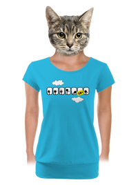 dámske tričko s lemom