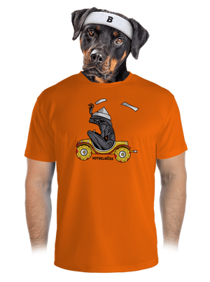 Votrelníček pánske športové tričko Neon Orange