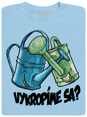 Vykropíme sa pánske tričko Sky Blue