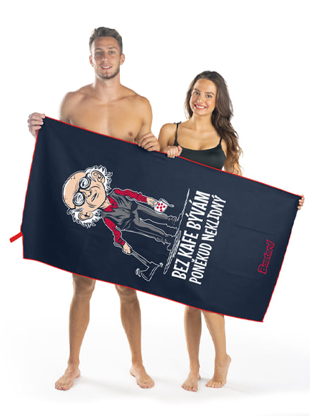 Neklidný - kafe rýchloschnúca osuška