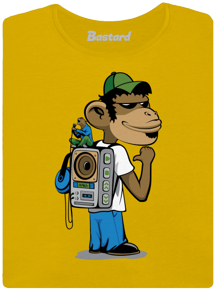 Boombox backpack dámske tričko Yellow