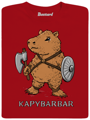 Kapybarbar detské tričko Red