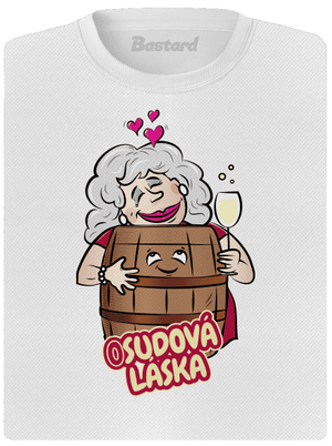 Osudová láska dámske športové tričko White