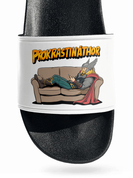 Prokrastináthor šľapky White