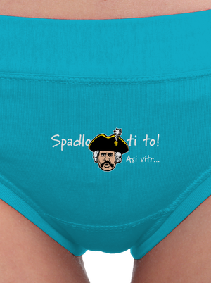 Spadlo ti to dámske nohavičky Turquoise