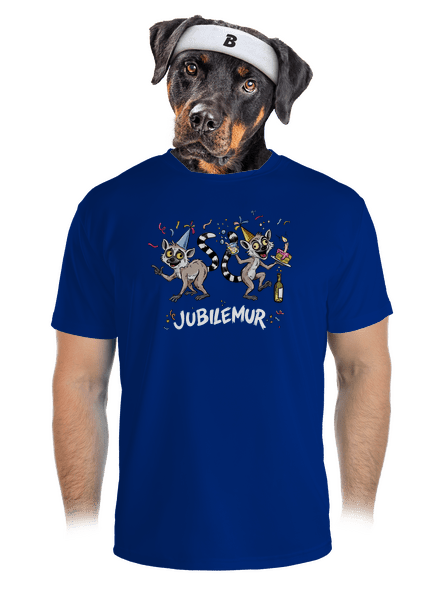Jubilemur pánske športové tričko Royal Blue Mal