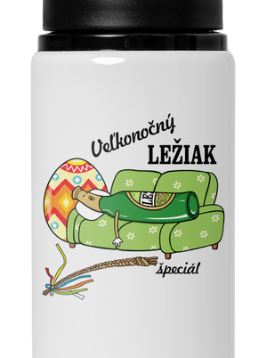 Veľkonočný ležiak flaša na vodu White