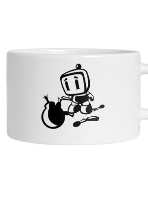 Bomberman hrnček makronka White