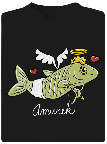 Amurek detské športové tričko Black