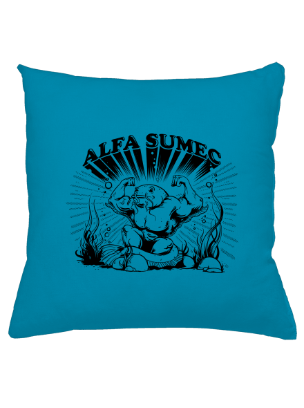Alfasumec vankúš Blue Turquoise