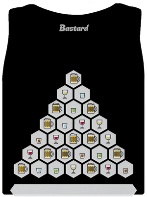 Obrázkový alko kvíz a fix dámske tielko klasické Black