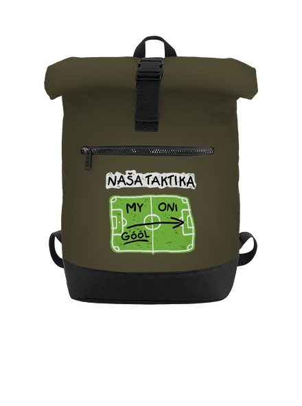 Naša futbalová taktika batoh Military Green