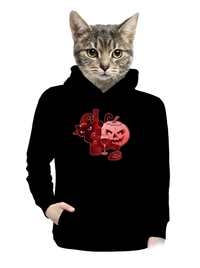 dámska mikina klokanka