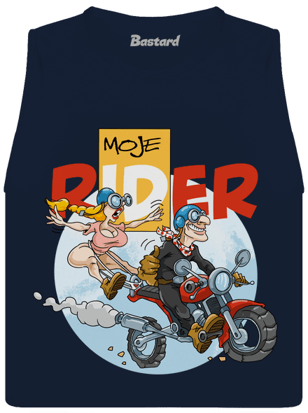 ID Rider dámske tielko voľné Navy