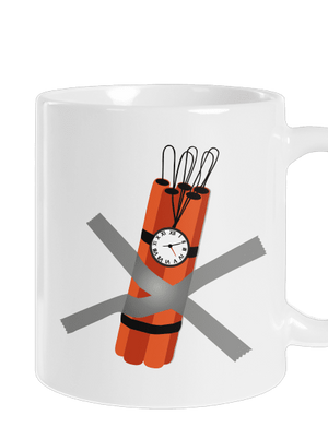 Dynamit klasický hrnček White