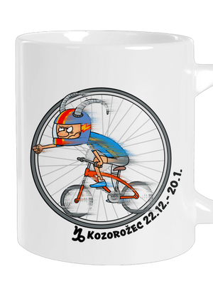 Cyklistický horoskop: Kozorožec veľký hrnček White