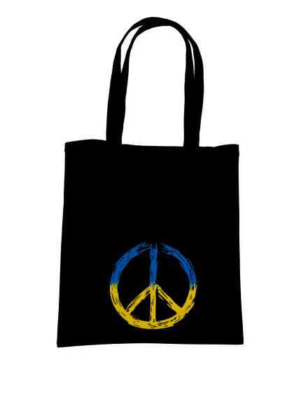 Ukrajina - Peace taška Black