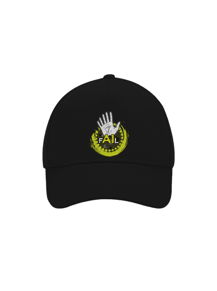 AI Fail šiltovka baseballka Black