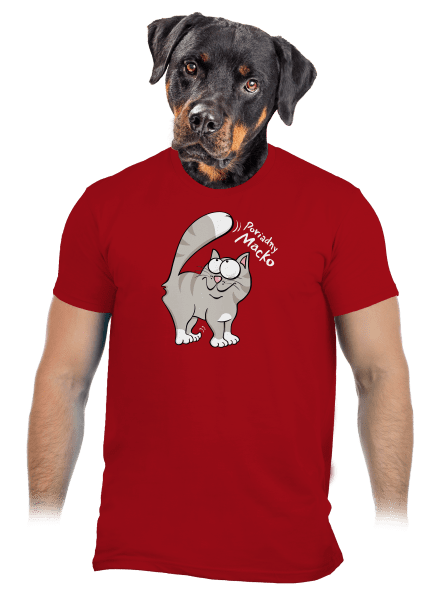 Macko a Micka pánske tričko Red