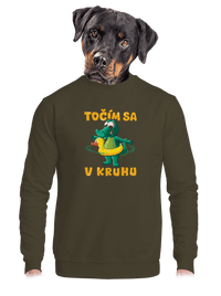 unisex mikina bez kapucne