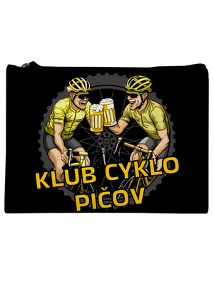 Klub cyklo pičov taštička Black