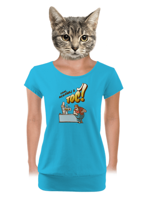 dámske tričko s lemom