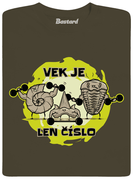 Vek je len číslo pánske dlhý rukáv Urban Khaki
