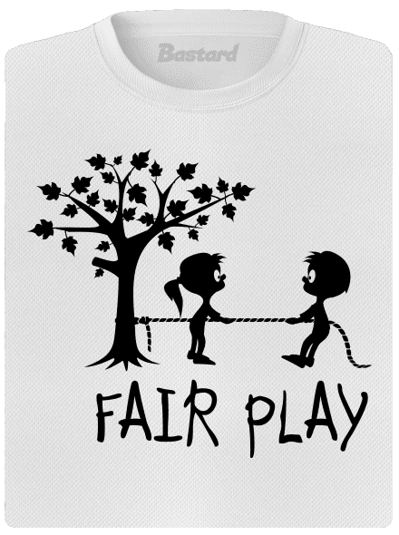 Fair play dámske športové tričko White