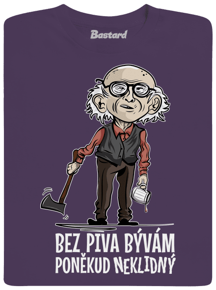 Neklidný bez piva pánske tričko Urban Purple