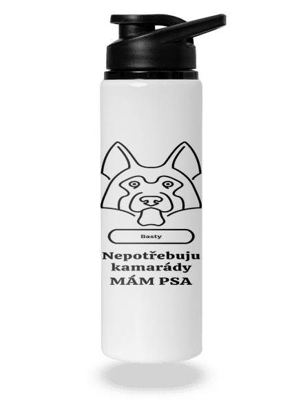 Nemôžem, mám psa flaša na vodu White