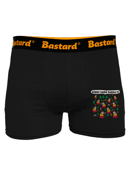 Všade samá babka boxerky Black