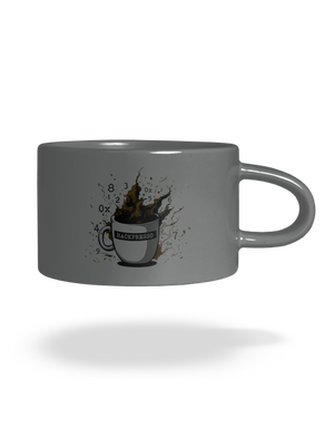 Hackpresso  hrnček makronka Grey Macaron