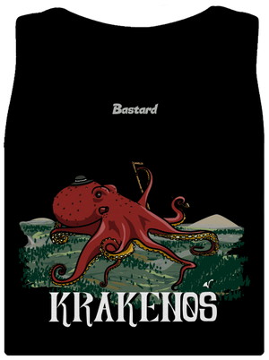 Krakenoš dámske tielko klasické Black